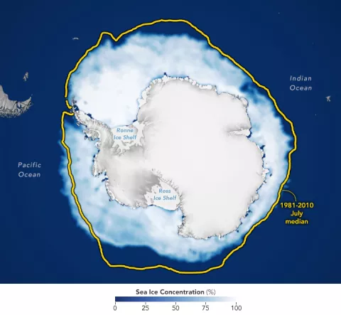 Record Low Sea Ice In Antarctica thumbnail